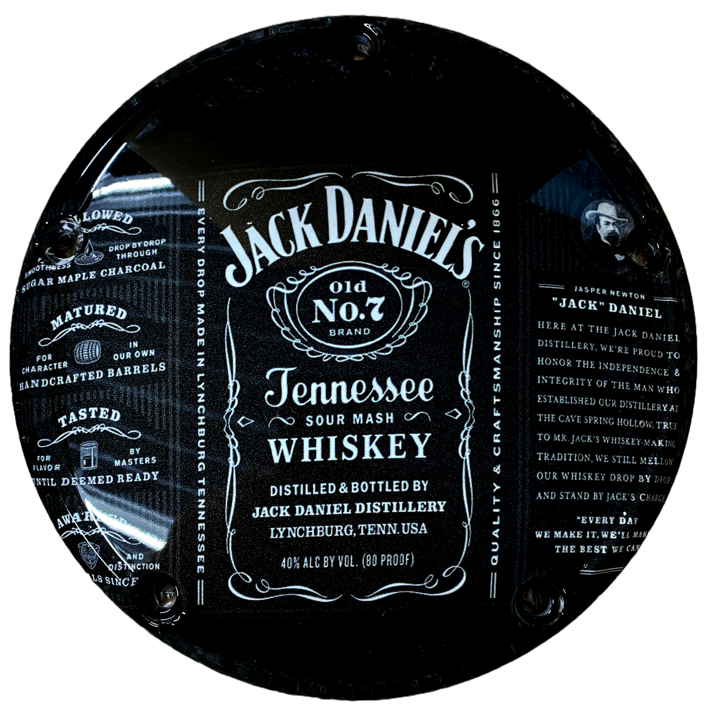 Jack Daniels Bottle Label (Derby Cover)
