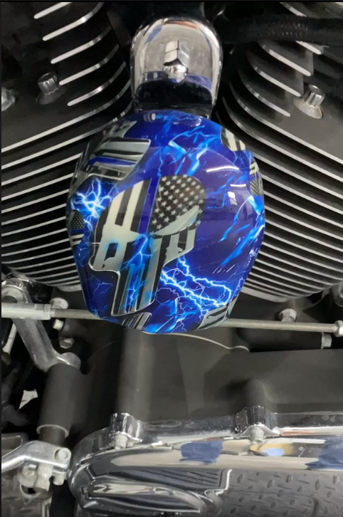 Electric Blue Punisher (Horn Cover)