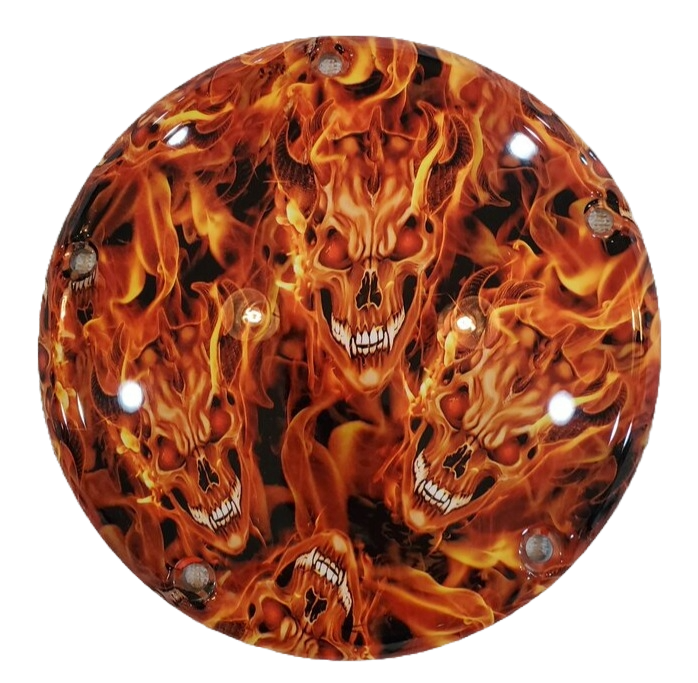 Hell Fire Skulls (Derby Cover)