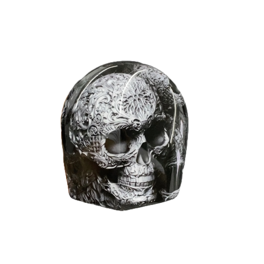 Scrollwork Skulls (Horn Cover)