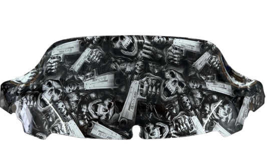 Badass Skulls - Windshield