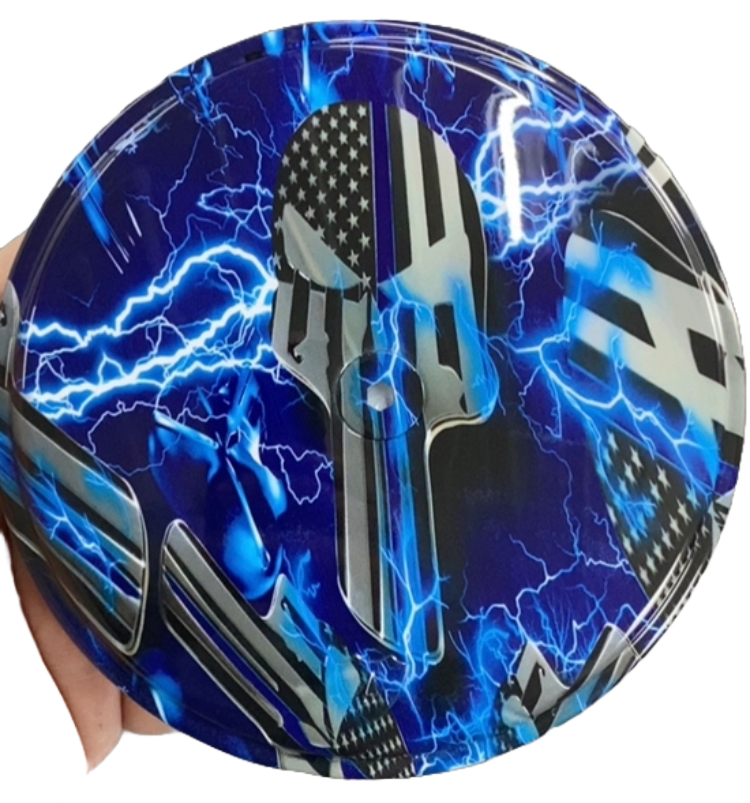 Electric Blue Punisher (Air Cleaner Cover)